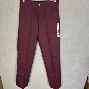 Dickies Pants‎ Men's 30x32 Maroon Skateboarding Regular Fit Twill NWT